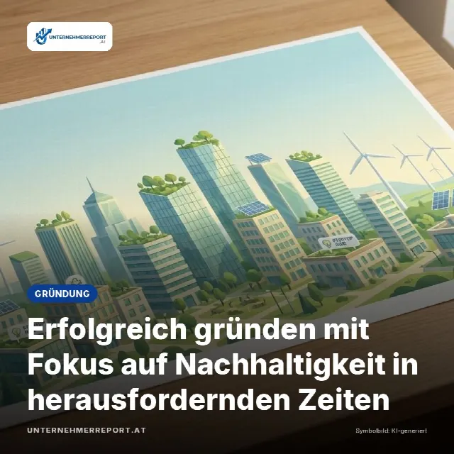 Share-Card fuer Erfolgreich gründen mit Fokus auf Nachhaltigkeit in herausfordernden Zeiten