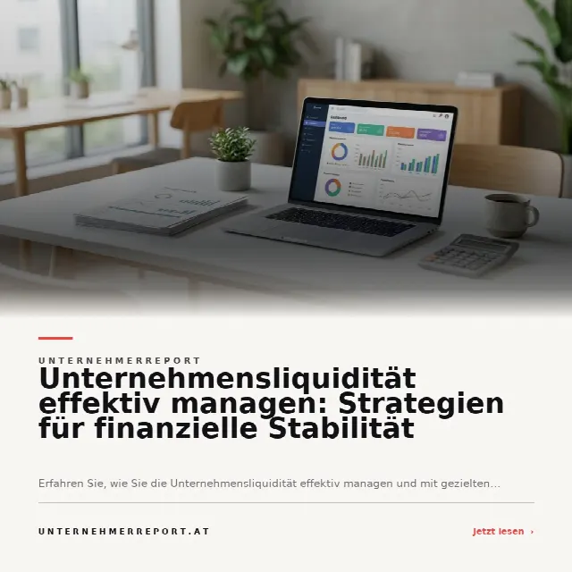 Share-Card fuer Unternehmensliquidität effektiv managen: Strategien für finanzielle Stabilität