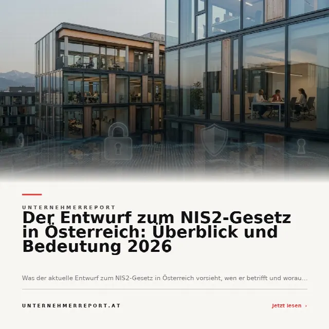 Share-Card fuer Der Entwurf zum NIS2-Gesetz in Österreich: Überblick und Bedeutung 2026