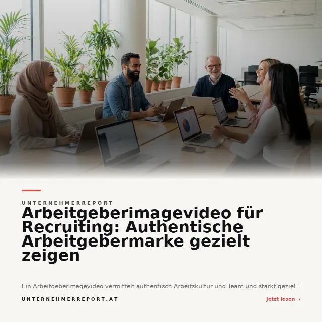 Share-Card fuer Arbeitgeberimagevideo für Recruiting: Authentische Arbeitgebermarke gezielt zeigen