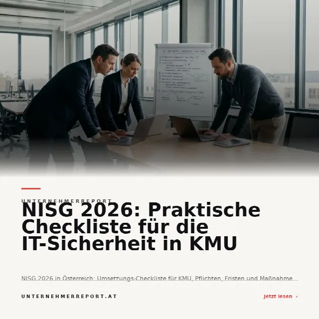Share-Card fuer NISG 2026: Praktische Checkliste für die IT-Sicherheit in KMU