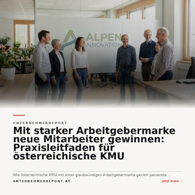 Share-Card fuer Mit starker Arbeitgebermarke neue Mitarbeiter gewinnen: Praxisleitfaden für österreichische KMU