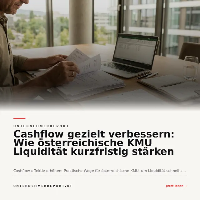 Share-Card fuer Cashflow gezielt verbessern: Wie österreichische KMU Liquidität kurzfristig stärken