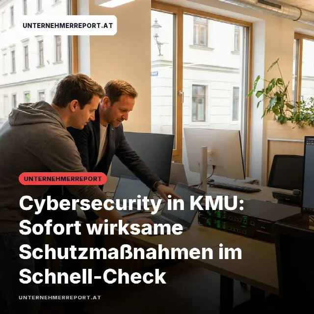 Share-Card fuer Cybersecurity in KMU: Sofort wirksame Schutzmaßnahmen im Schnell-Check