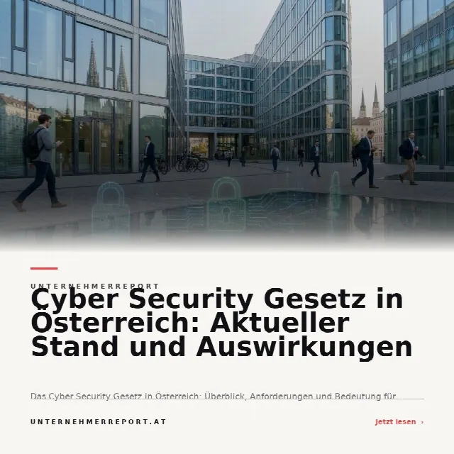 Share-Card fuer Cyber Security Gesetz in Österreich: Aktueller Stand und Auswirkungen